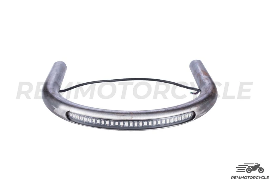 Boucle arriere moto avec Bande LED Intégrée Plate ou Relevée Dia. 22 mm - Image 6