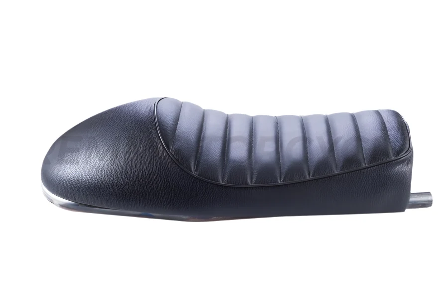 Selle Noir Racing + Boucle plate longue + Bande LED