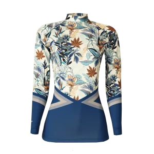 Lycra "Sea Flowers" UPF50+ Surf Praia - Malha Pet
