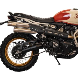 Ligne d’échappement complète en inox pour Triumph Scrambler 400X
