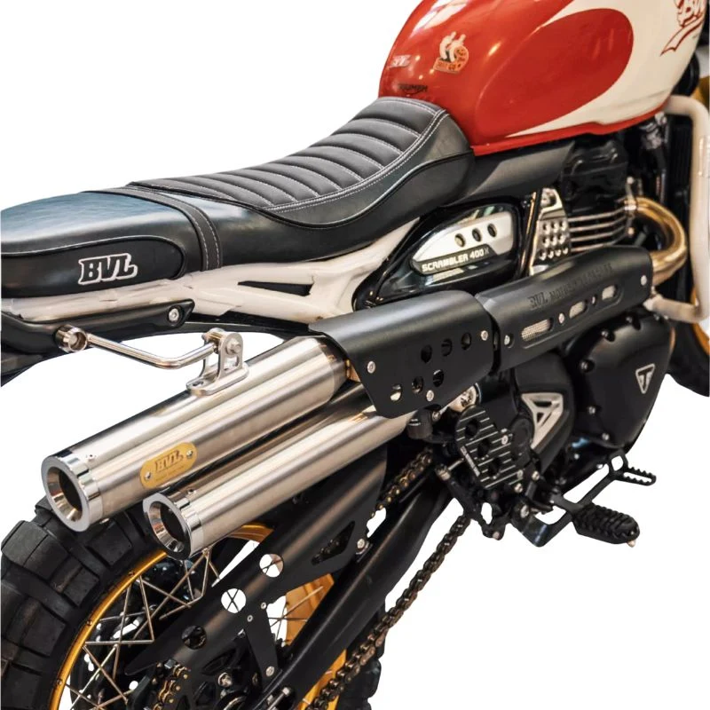 Ligne d’échappement complète en inox pour Triumph Scrambler 400X - Image 4