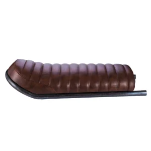 Selle Marron type 2 relevée fond en métal 50 ou 60 cm avec Boucle Avec ou Sans LED