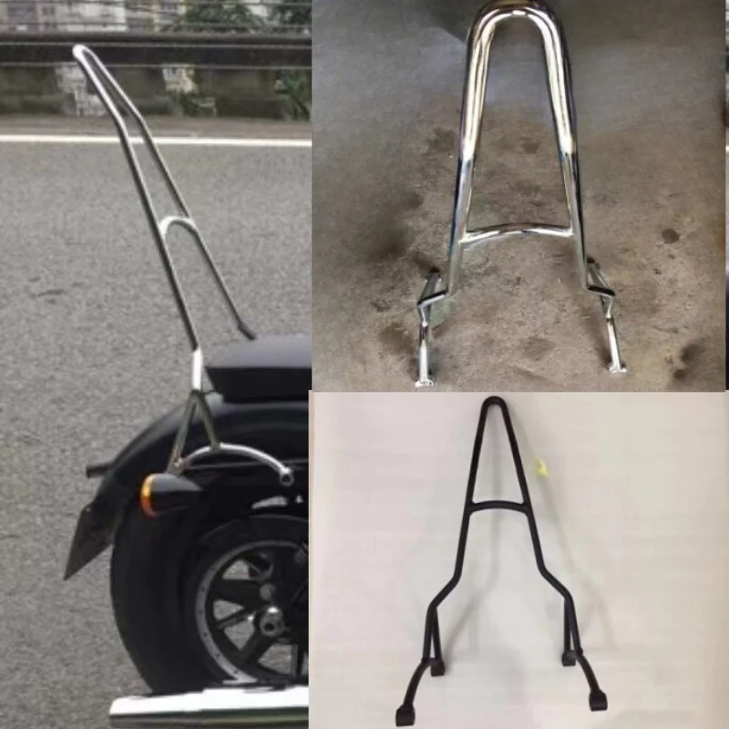 Sissy bar Sportster 883/1200 avec dossier et porte-bagages - Image 3